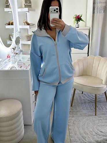 Gornji i donji deo: 💫Ženski komplet trenerke – dvoslojni pliš/futer izgled, udoban i — 8