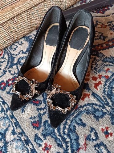 обувь сабо: Туфли Dior, 36, цвет - Черный