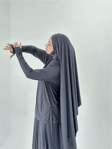 туники женские: Костюм с юбкой, Модель юбки: Прямая, Макси, M, L, XL — 2
