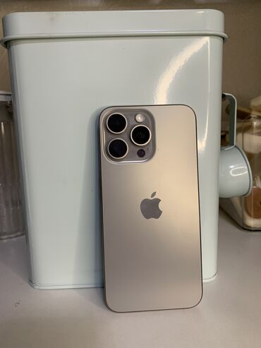 купить iphone 16 pro max: IPhone 15 Pro Max, Б/у, 256 ГБ, Natural Titanium, Зарядное устройство, Коробка, 88 %