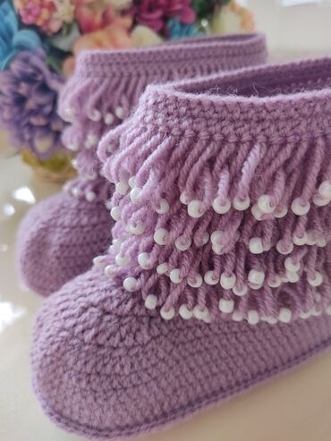 Детская обувь: Детские домашние сапожки, размер любой — 8