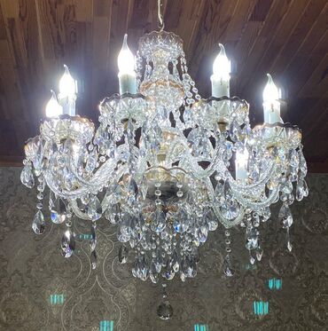 Çilçıraqlar: Çılçıraq, 10 və daha çox lampa, Xrustal