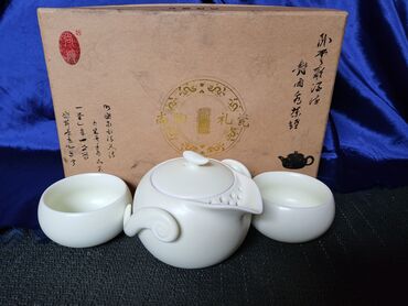 Kuhinjski setovi: Servis vintaz,nov porcelanski za caj za dvoje. Perfektan rad i — 2