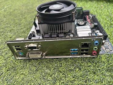 Masaüstü kompüterlər və iş stansiyaları: - ASRock H310CM-DVS P4.20 anakart - Intel Core i3-9100, 3.60 GHz — 2