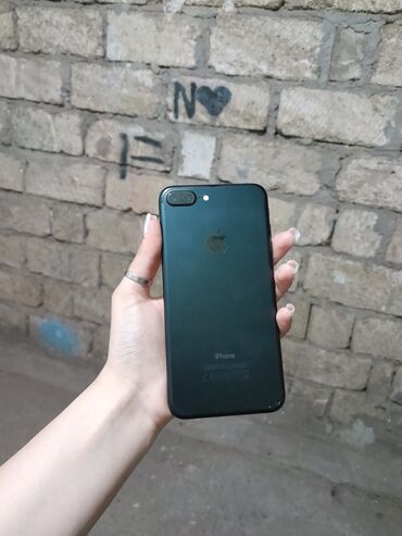 irshad telecom iphone 8: IPhone 7 Plus, 32 GB, Black Titanium, Barmaq izi, Face ID