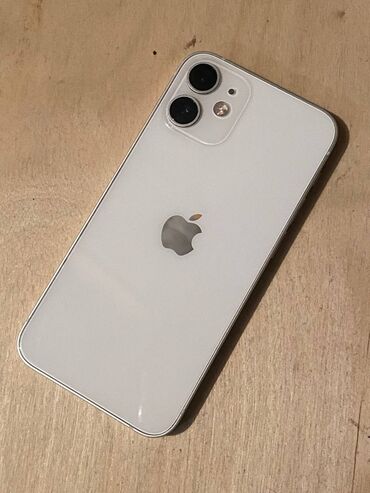 mini: IPhone 12 mini, Б/у, 64 ГБ, Белый, Защитное стекло, Чехол, 83 %