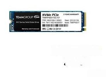 Hard diskovi, eksterni diskovi: TEAMGROUP M.2 NVMe PCIe SSD - Model: TM8FP4001T (prikazano na — 10