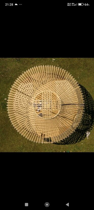 Продажа юрт: Продажа юрты, Каркас Деревянный, 85 баш, Диаметр: 6 метров — 2