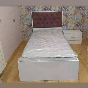 matras sumqayit: Новый, Односпальная кровать, С подъемным механизмом, С матрасом, С выдвижными ящиками