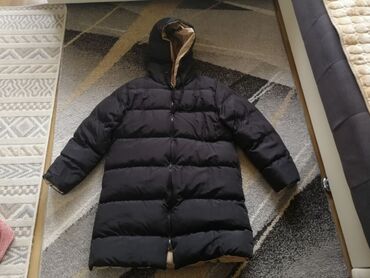 kožne jakne akcija: Zenska zimska jakna univerzalna velicina sa dva lica,pripada vel L
