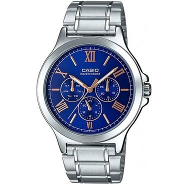 Классические часы: Классические часы часы, Casio, Серебро, Япония, Водонепроницаемые, Мужские, Новый