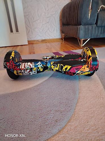hoverboard ikinci el: Qraffiti dizaynlı elektrikli hoverboard (gyroskuter) - Korpus — 3