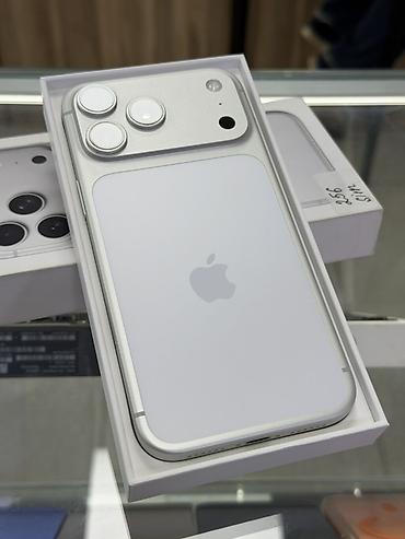 Мобильные телефоны и аксессуары: IPhone 17 Pro Max, Б/у, 256 ГБ, Белый, Защитное стекло, Чехол, Коробка, 92 % — 2