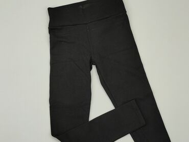t shirty damskie czarne z nadrukiem: Leggings, M (EU 38), condition - Good