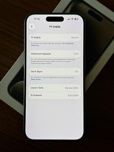 16 iphone: IPhone 15 Pro, 128 GB, White Titanium, Face ID — 7