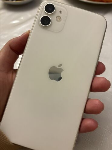 iphone 11 white: IPhone 11, 128 GB, Ağ, Barmaq izi, Face ID