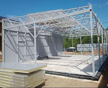 Навесы: Навес, Арочный, Металл, Поликарбонат, Установка — 4