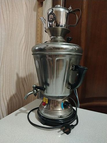 Elektrik samovar və çaydan dəsti - Material: paslanmayan polad lalafo.az -da Elektrik samovar və çaydan dəsti - Material: paslanmayan polad