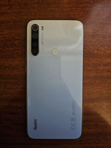 xiaomi note 4 qiymeti: Xiaomi Redmi Note 8, 64 GB, rəng - Ağ, 
 Barmaq izi, İki sim kartlı, Face ID