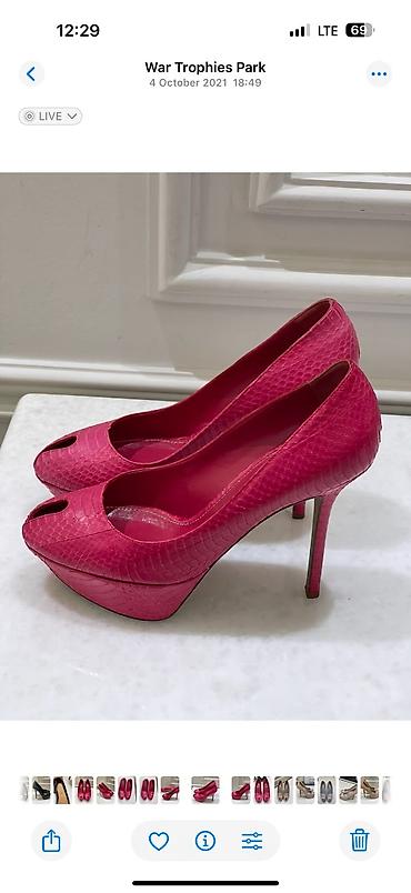 Tuflilər: Sergio Rossi qadın tuflisi - Model: Peep-toe platform stiletto - — 3