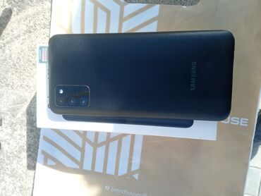 Samsung: Samsung Galaxy A03s, 32 GB, rəng - Qara, Barmaq izi, İki sim kartlı