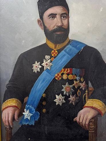 İncəsənət və kolleksiyalar: H.Z.Tağıyevin portreti. Rəsm əsəri yağlı boya ilə kətan üzərində — 2