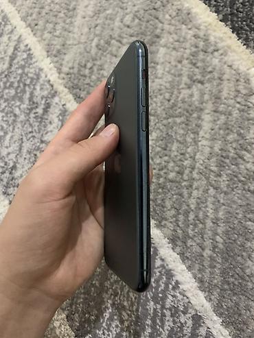 aphone 15: IPhone 11 Pro, Б/у, 64 ГБ, Matte Midnight Green, Чехол, 77 % — 2