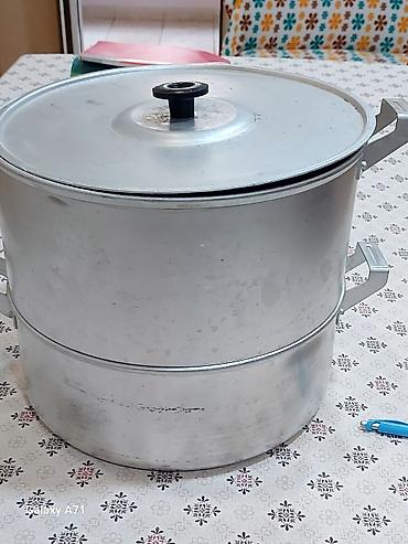 manti: Alüminium mantı/qutab/düşbərə buxar qazanı.40 ilin malidi.demek — 1