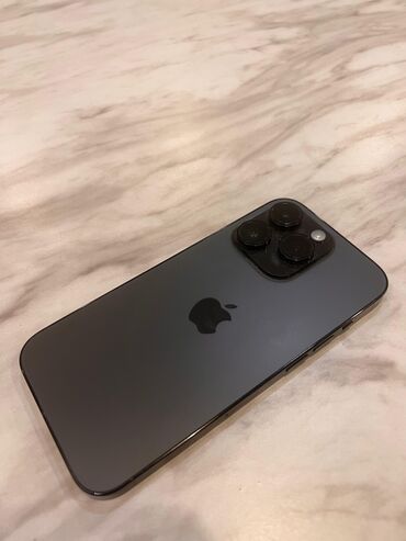 Apple iPhone: IPhone 14 Pro, 256 GB, Qara, Zəmanət, Barmaq izi, Simsiz şarj