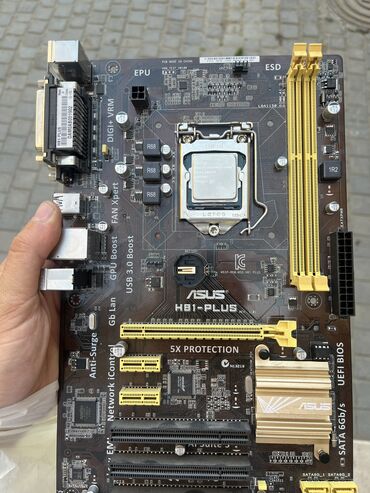 Процессоры: Материнская плата Asus H81 PLUS, Новый
