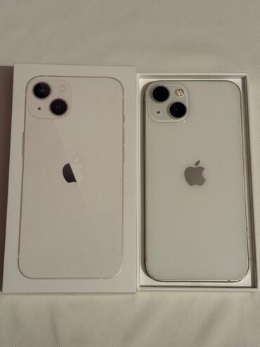 apple notebook qiymetleri: IPhone 13, 128 GB, Ağ