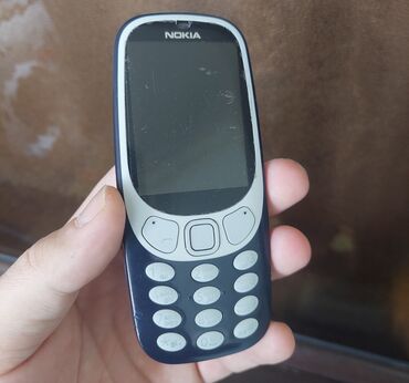 gence telefon: Nokia 3310, < 2 GB Memory Capacity, rəng - Göy, Düyməli, İki sim kartlı