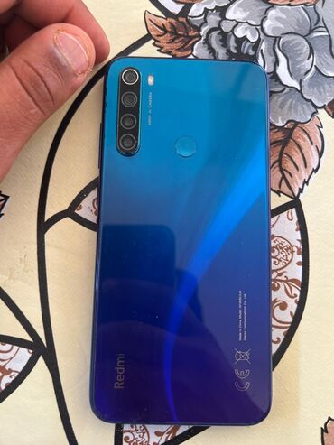 флай тонкий телефон: Redmi Note 8, 64 GB, rəng - Bənövşəyi, Barmaq izi, İki sim kartlı, Face ID