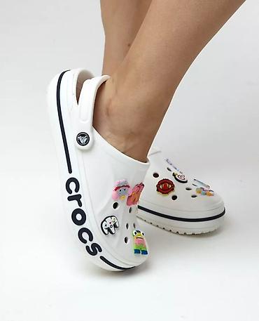 оригинальные кроксы: Сабо, 37, 37.5, 38, Crocs, Новый, цвет - Белый, Самовывоз, Платная доставка — 6