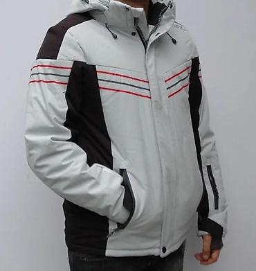 Zimske jakne: Muška zimska jakna sa kapuljačom - Boja: svetlosiva sa crnim — 7