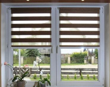 Жалюзи и рольшторы: Рулонные шторы с горизонтальными полосами, чередующимися по цвету at lalafo.kg — 5 Жалюзи и рольшторы: Рулонные шторы с горизонтальными полосами, чередующимися по цвету — 5