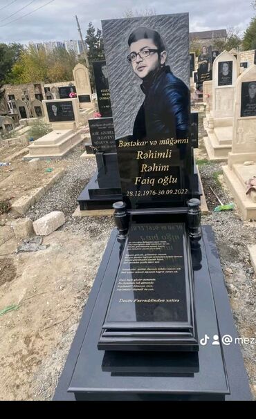 Başqa xidmətlər: Istənilən növ məzar daşlarının sifarişinin qəbulu və həyata — 8
