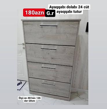 hidrofor su pompasi: Yeni, 4 qapılı, Ağ, Taxta Ayaqqabı dolabı — 8