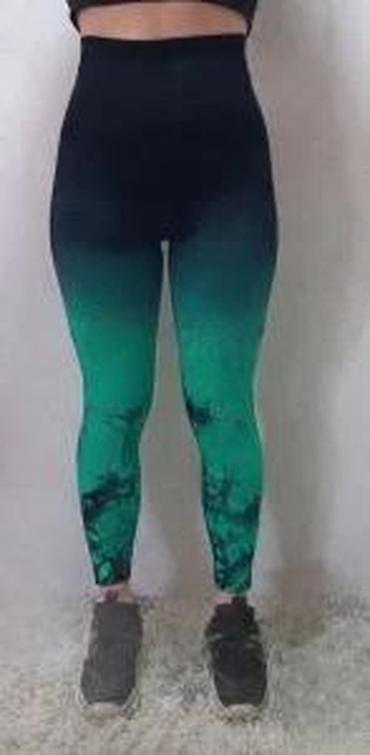 Helanke, biciklistički šortsevi: Ženske sportske helanke visokog struka - Model: duge helanke sa — 12