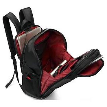 Futrole i torbe za laptopove: Ruksak za laptop sa ojačanom prednjom pločom - Moderan crni dizajn sa — 19