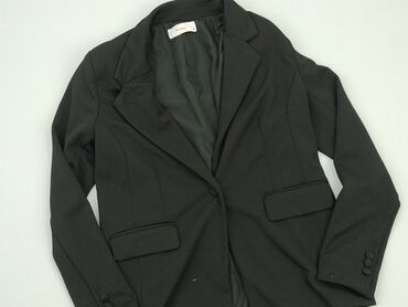 czarne luźne t shirty: Піджак жіночий Reserved, S, стан - Ідеальний
