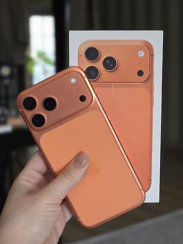 Продаю iphone 17 pro max на 256 GB, оранжевый цвет, 2esim, без