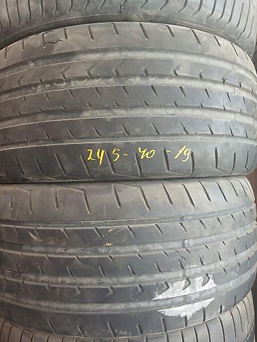 245 40 17: Məhsul: Avtomobil şinləri - Ölçü: 245/40 R19 (şinin üzərində qeyd — 1