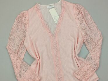 różowe eleganckie bluzki: Bluzka Damska, L, stan - Idealny