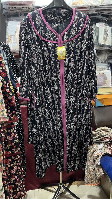 Халаты: Летний халат 100%хлопок. Размеры 42 до 60 Адрес: рынок Орто-Сай — 4