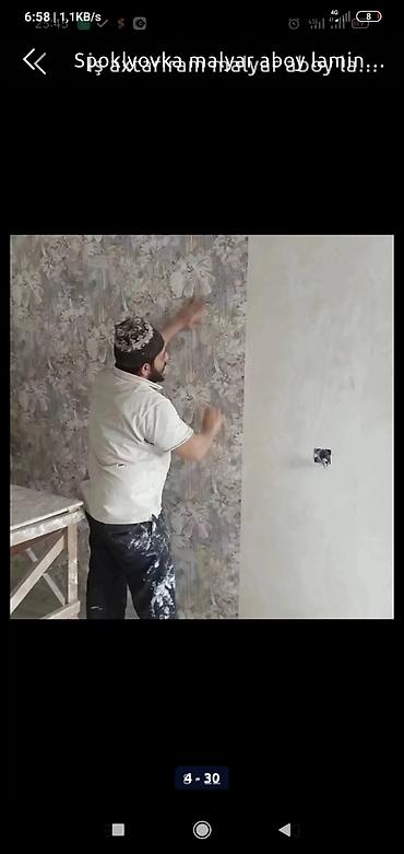 Malyar işləri: Aboy ustasi .malyar spoklyovka emusiya paduqa laminat işleri -da lalafo.az — 5 Malyar işləri: Aboy ustasi .malyar spoklyovka emusiya paduqa laminat işleri — 5