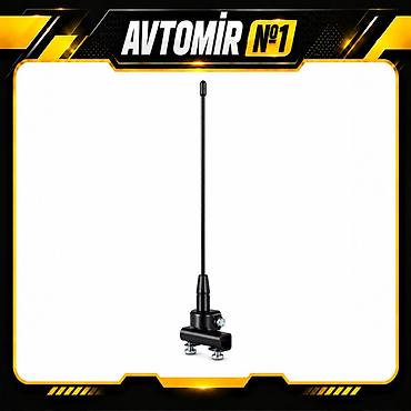 Avtomobil üçün dekorativ antena PS-28 — 24 sm Qara rəngli, nazik