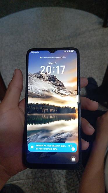 iphone 11 en ucuz: Honor X5b Plus, 64 GB, rəng - Qara, Düyməli, Barmaq izi — 1