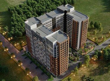 ош парк газетасы: 2 комнаты, 72 м², Элитка, 6 этаж, ПСО (под самоотделку)