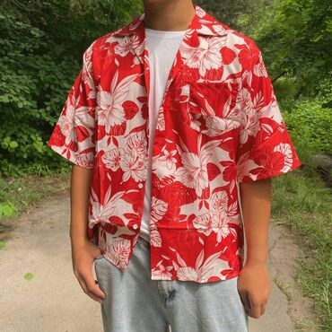 Рубашки: Гавайские рубашки🌴по поводу размеров писать в личку писать в личку